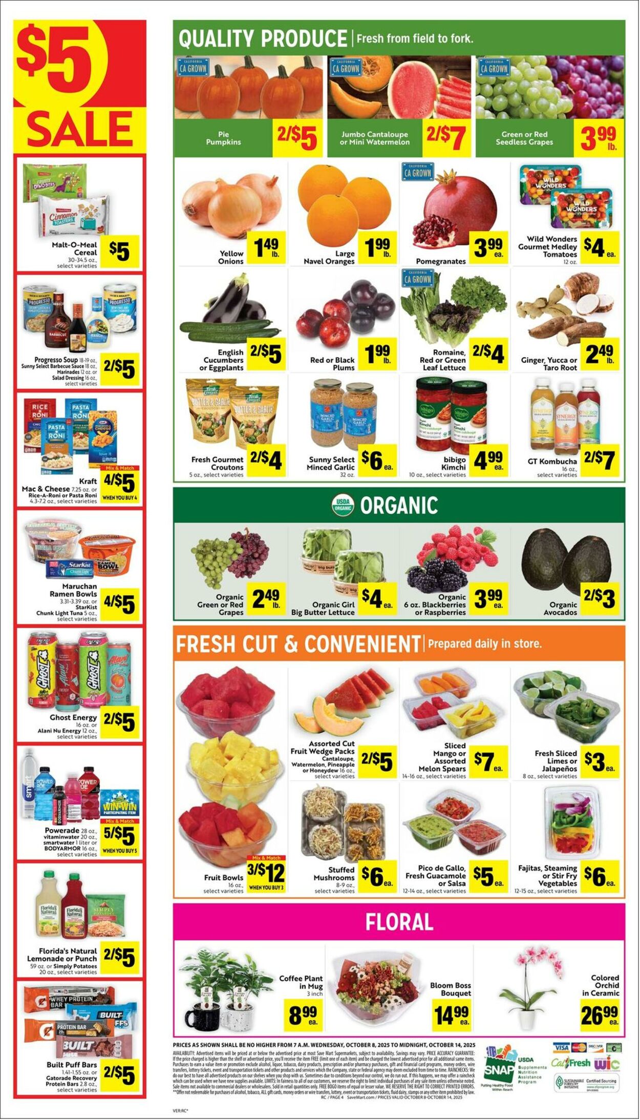 Weekly ad Save Mart 10/08/2025 - 10/14/2025