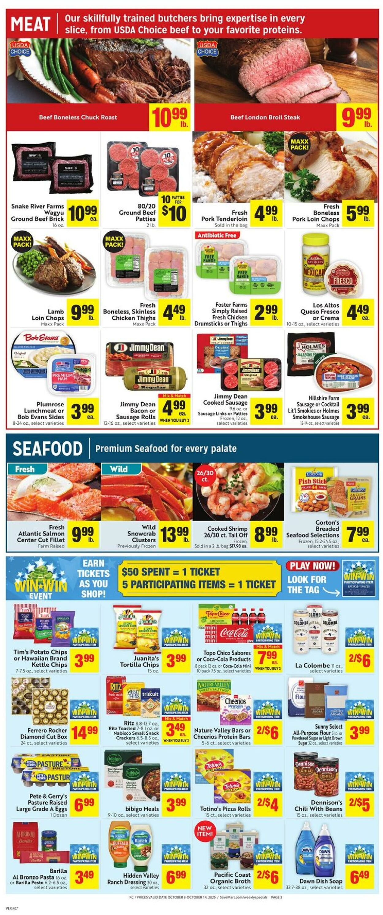 Weekly ad Save Mart 10/08/2025 - 10/14/2025