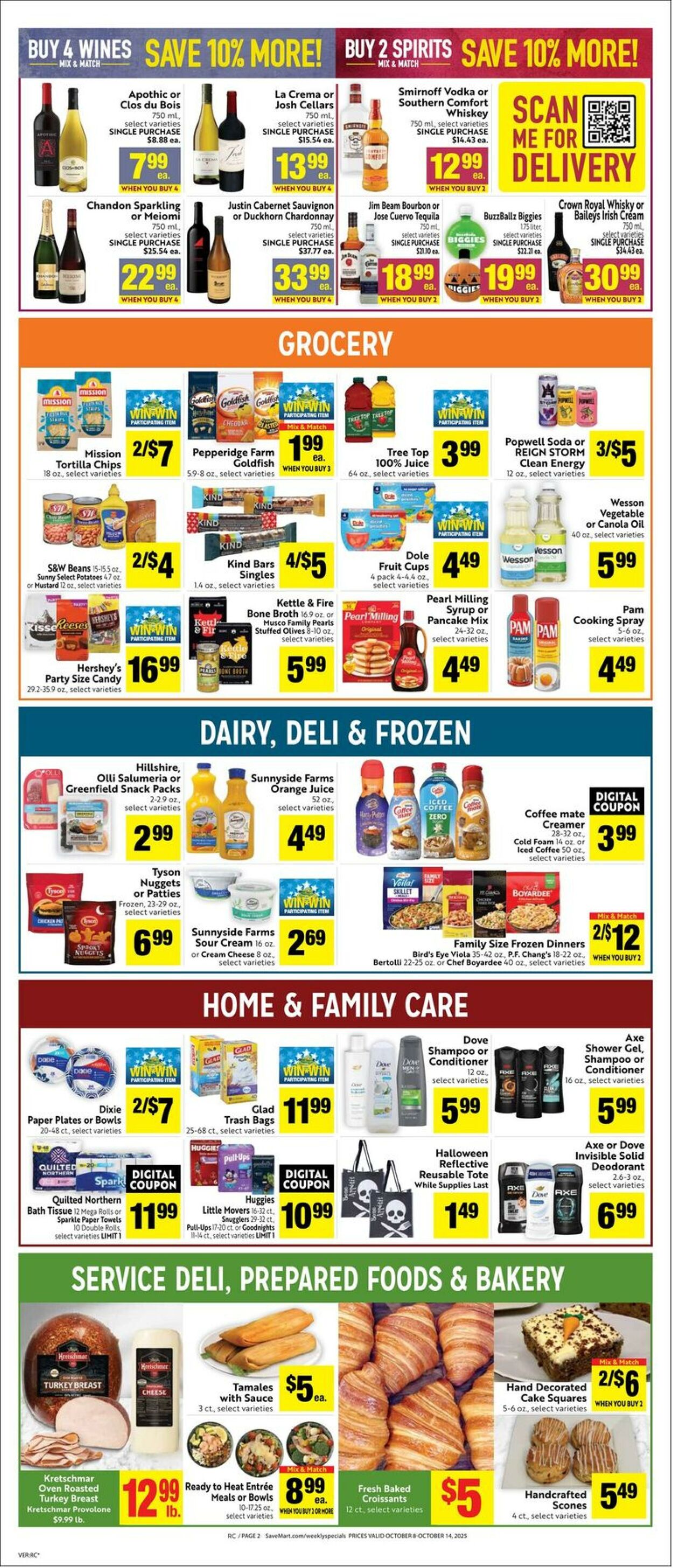 Weekly ad Save Mart 10/08/2025 - 10/14/2025
