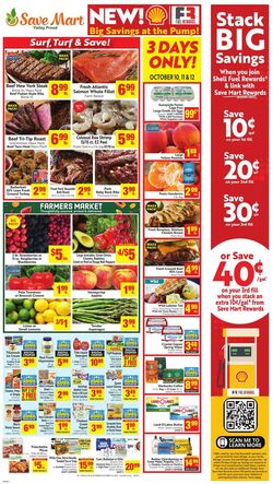 Weekly ad Save Mart 10/08/2025 - 10/14/2025