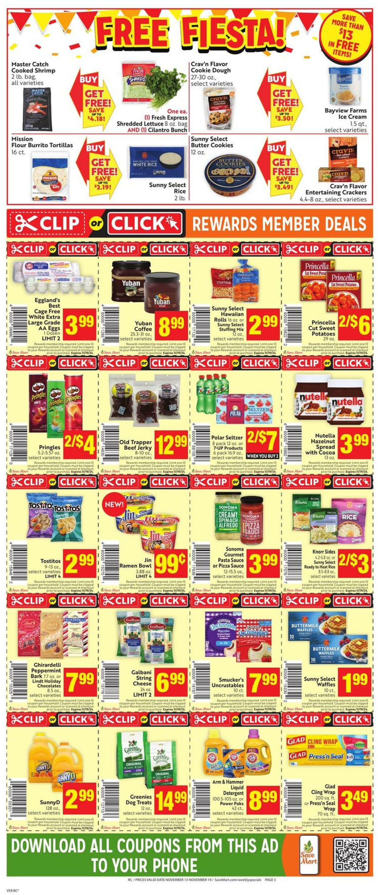 Weekly ad Save Mart 11/13/2024 - 11/19/2024