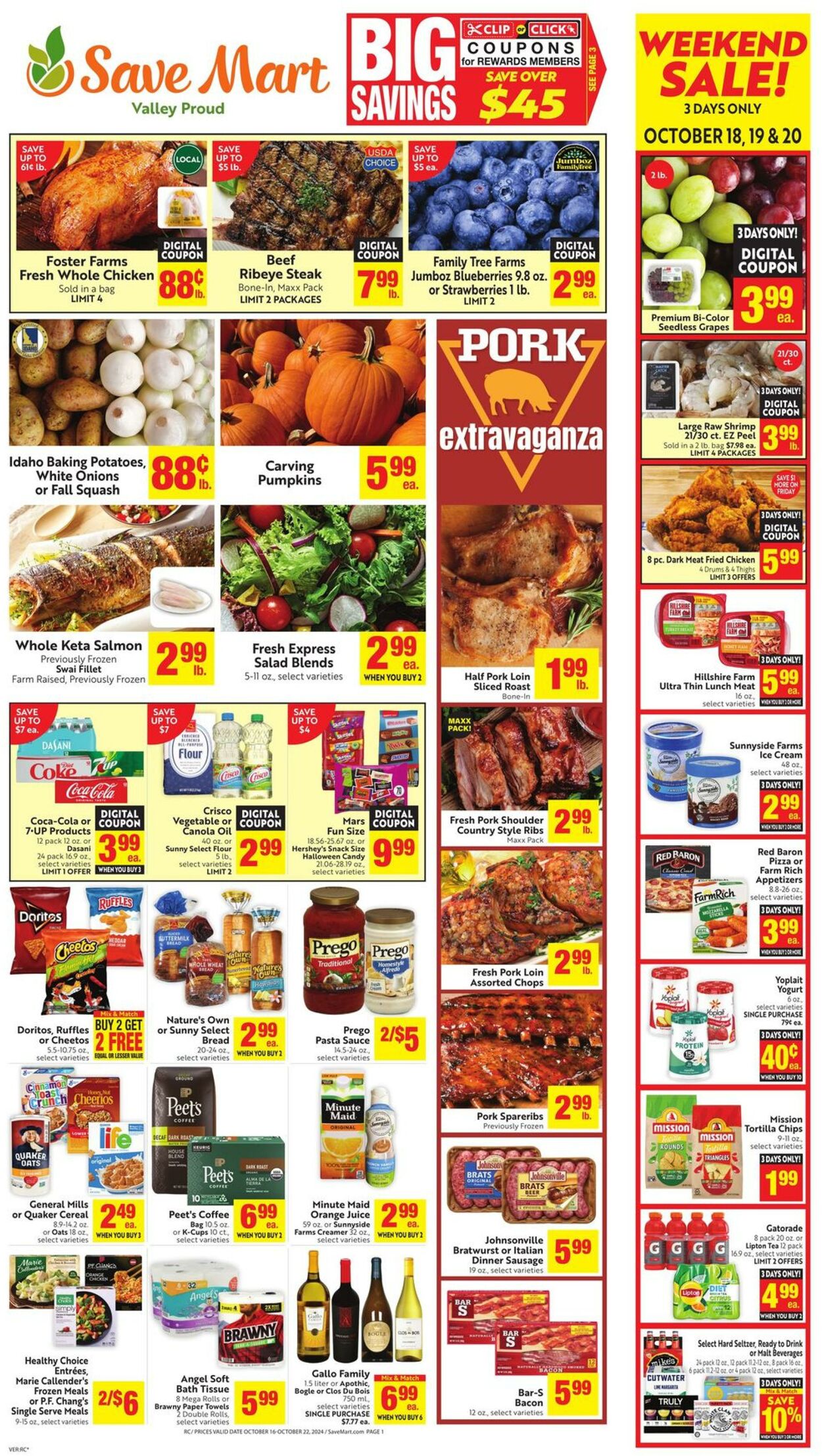 Weekly ad Save Mart 10/16/2024 - 10/22/2024