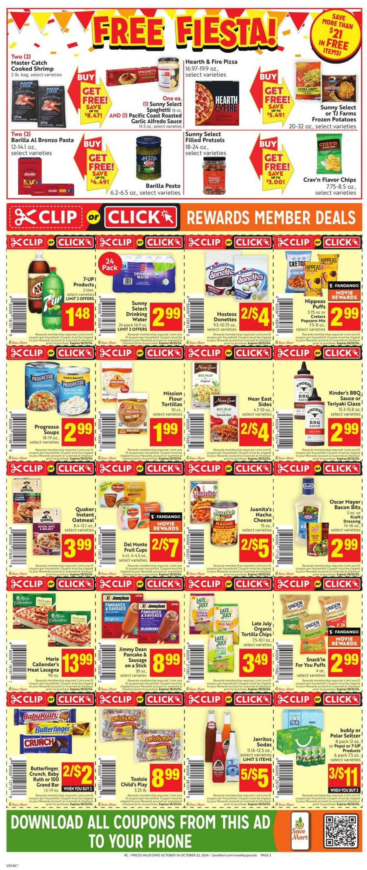 Weekly ad Save Mart 10/16/2024 - 10/22/2024