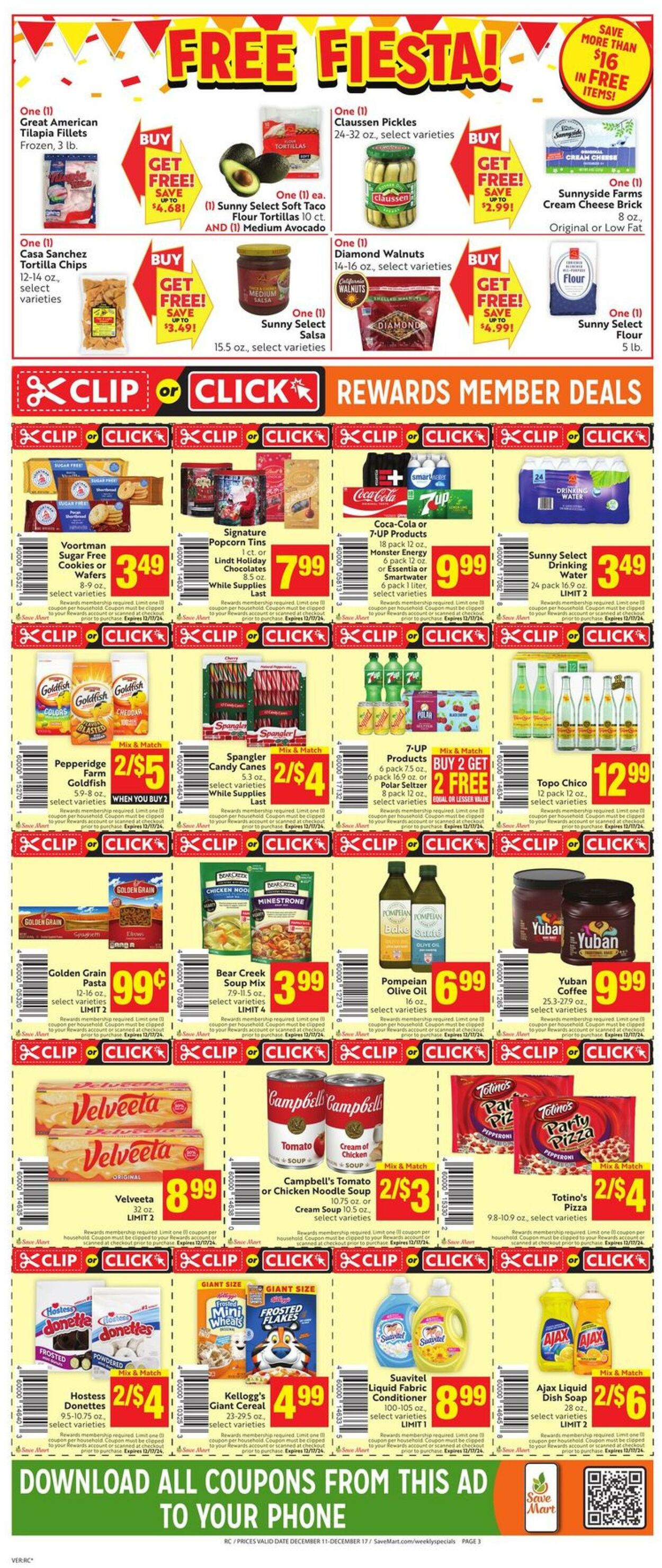 Weekly ad Save Mart 12/11/2024 - 12/17/2024