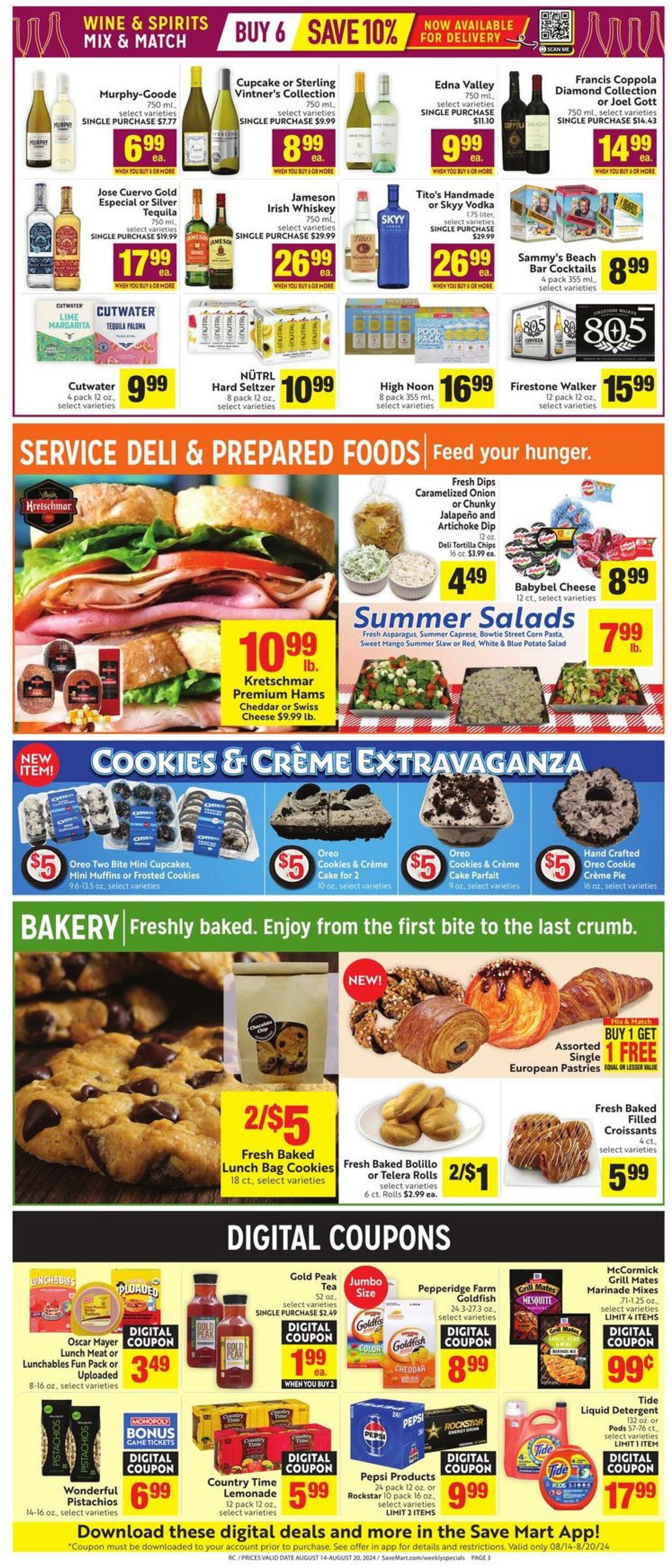 Weekly ad Save Mart 08/14/2024 - 08/20/2024