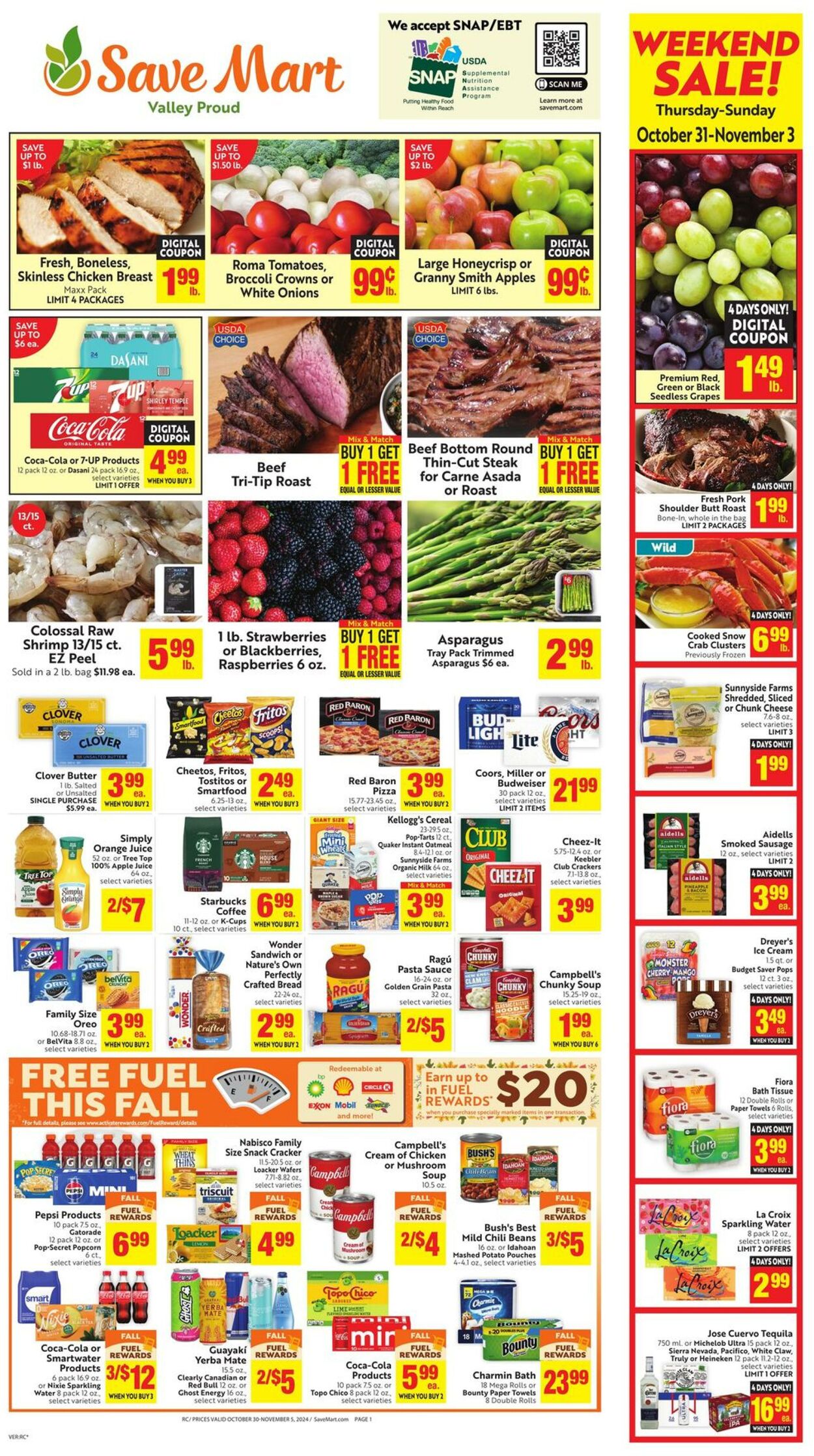 Weekly ad Save Mart 10/30/2024 - 11/05/2024