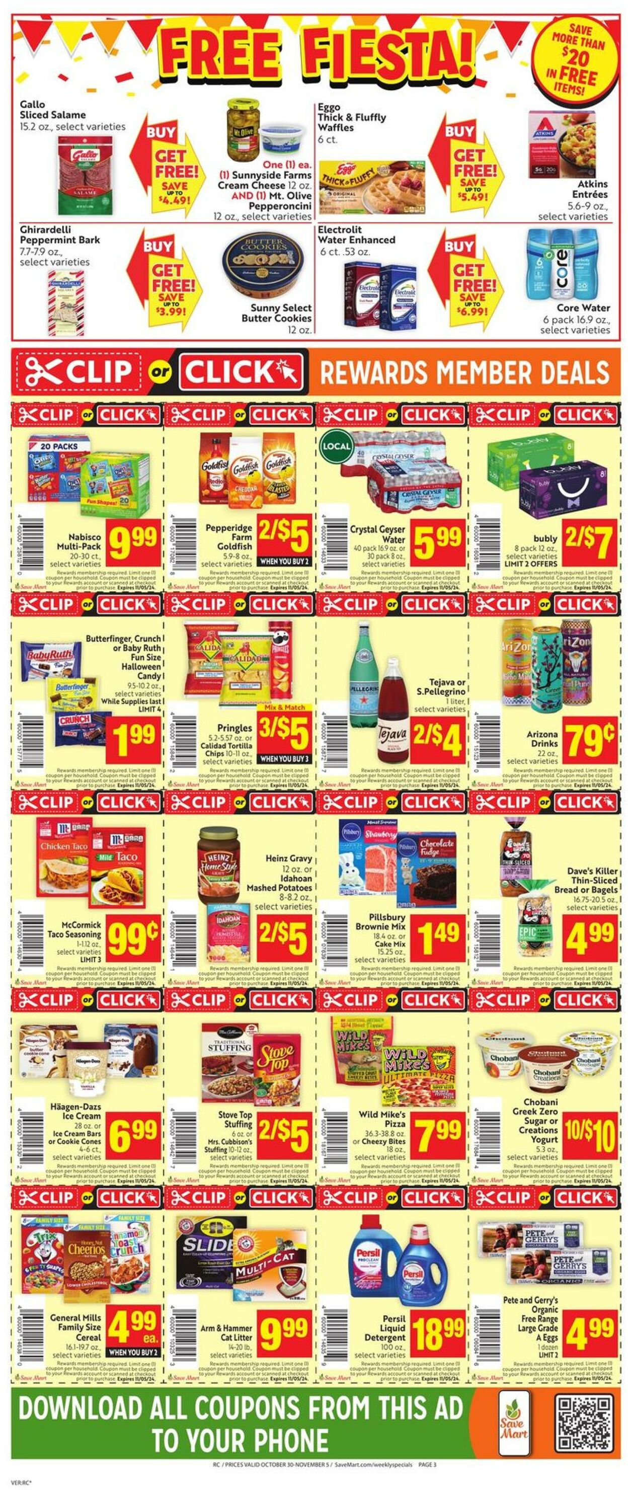 Weekly ad Save Mart 10/30/2024 - 11/05/2024