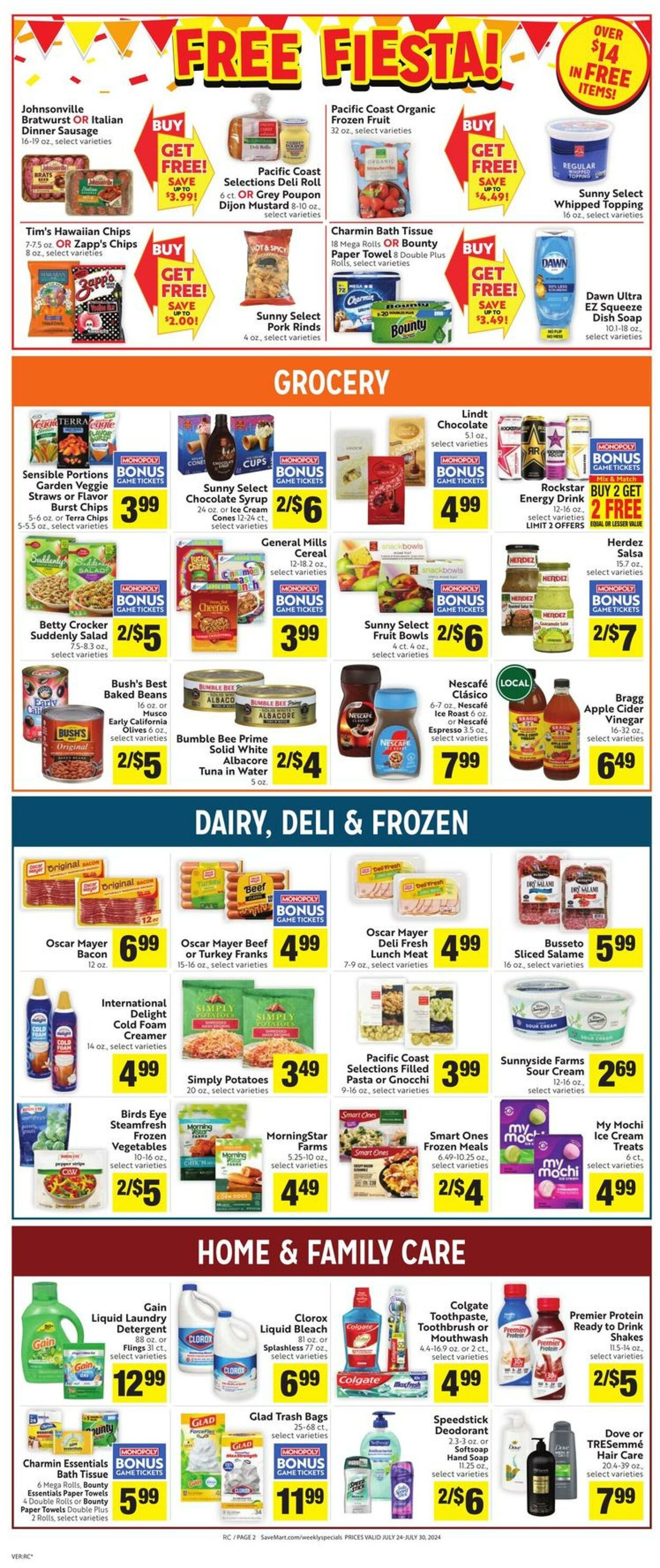 Weekly ad Save Mart 07/24/2024 - 07/30/2024