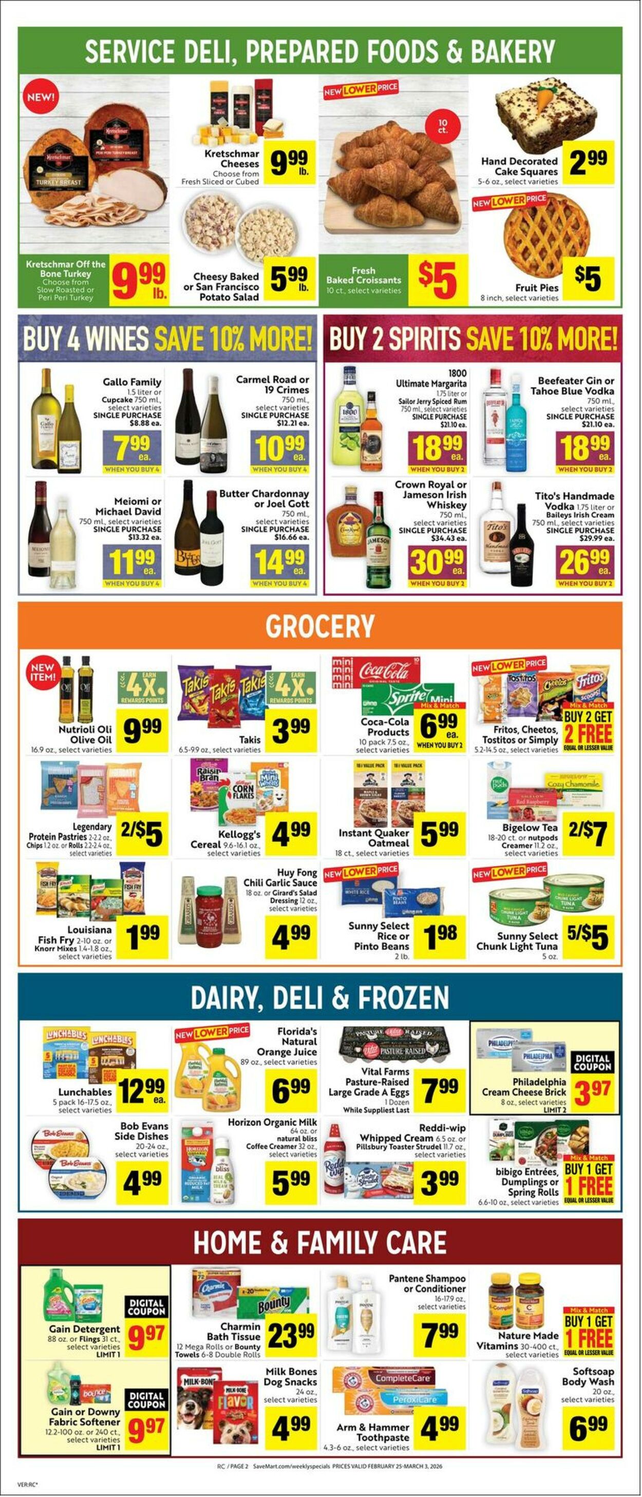 Weekly ad Save Mart 02/25/2026 - 03/03/2026