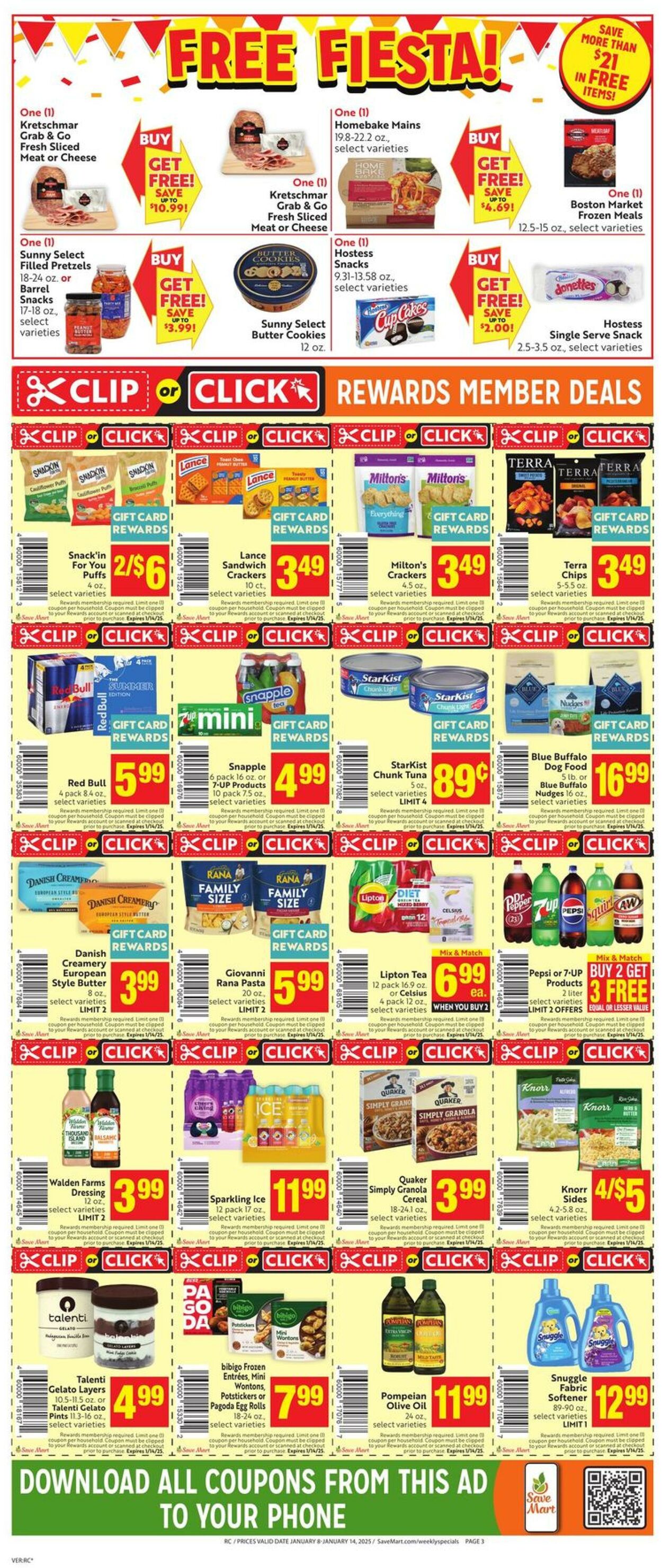 Weekly ad Save Mart 01/08/2025 - 01/14/2025