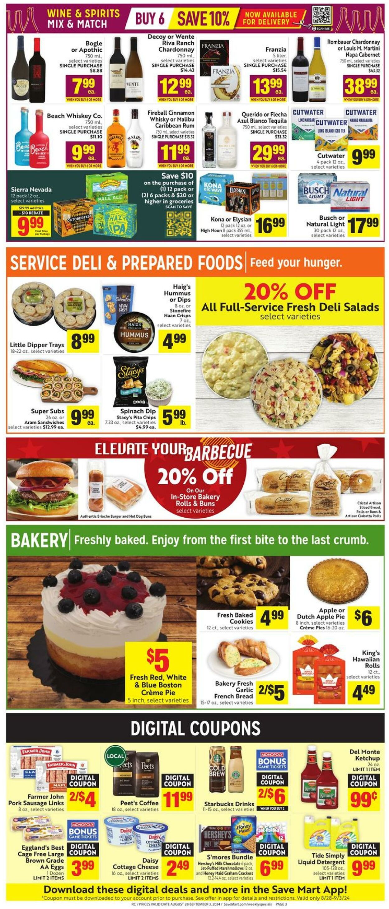 Weekly ad Save Mart 08/28/2024 - 09/03/2024