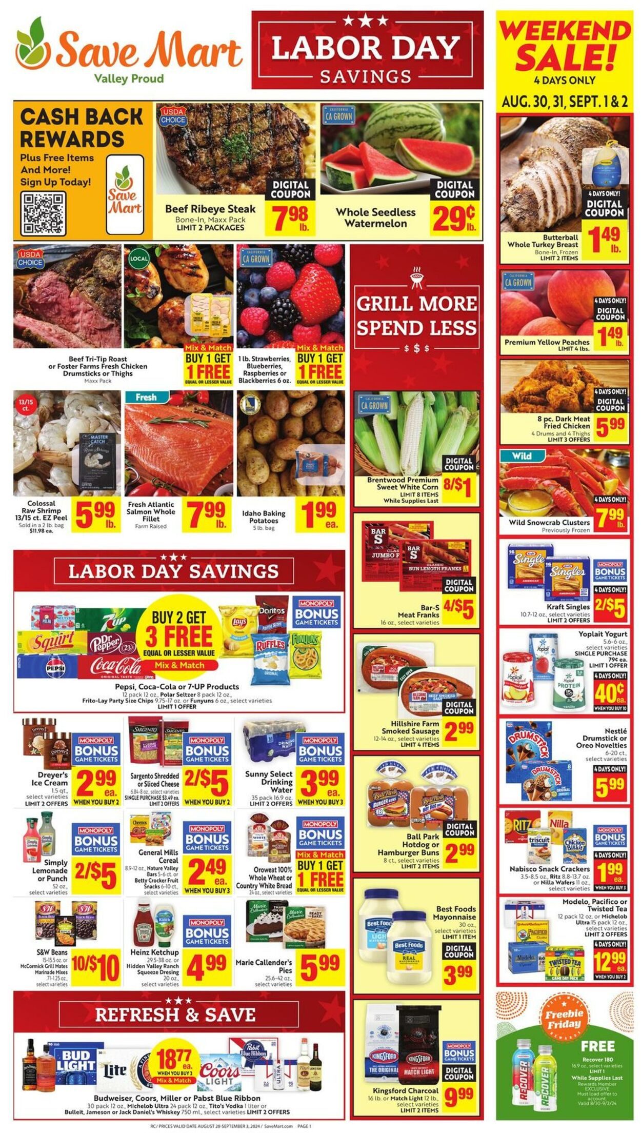 Weekly ad Save Mart 08/28/2024 - 09/03/2024