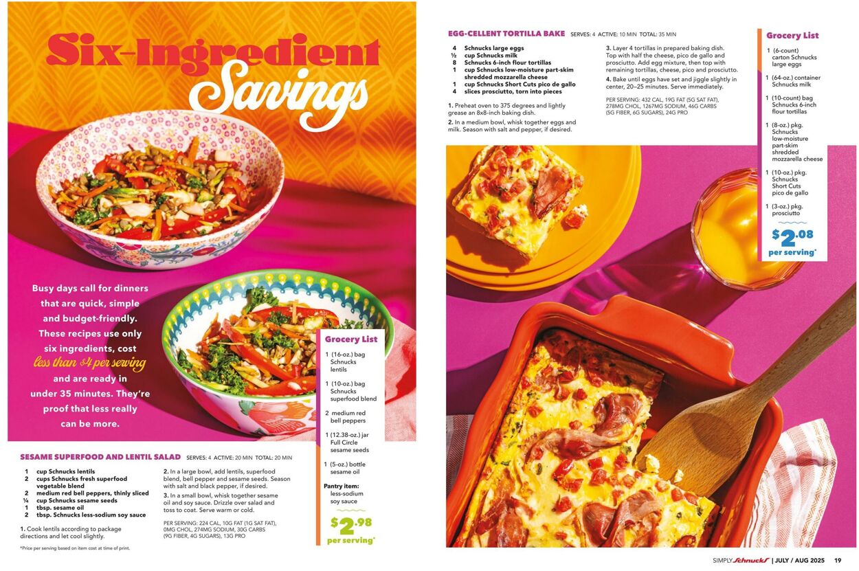 Weekly ad Schnucks 07/01/2025 - 08/31/2025