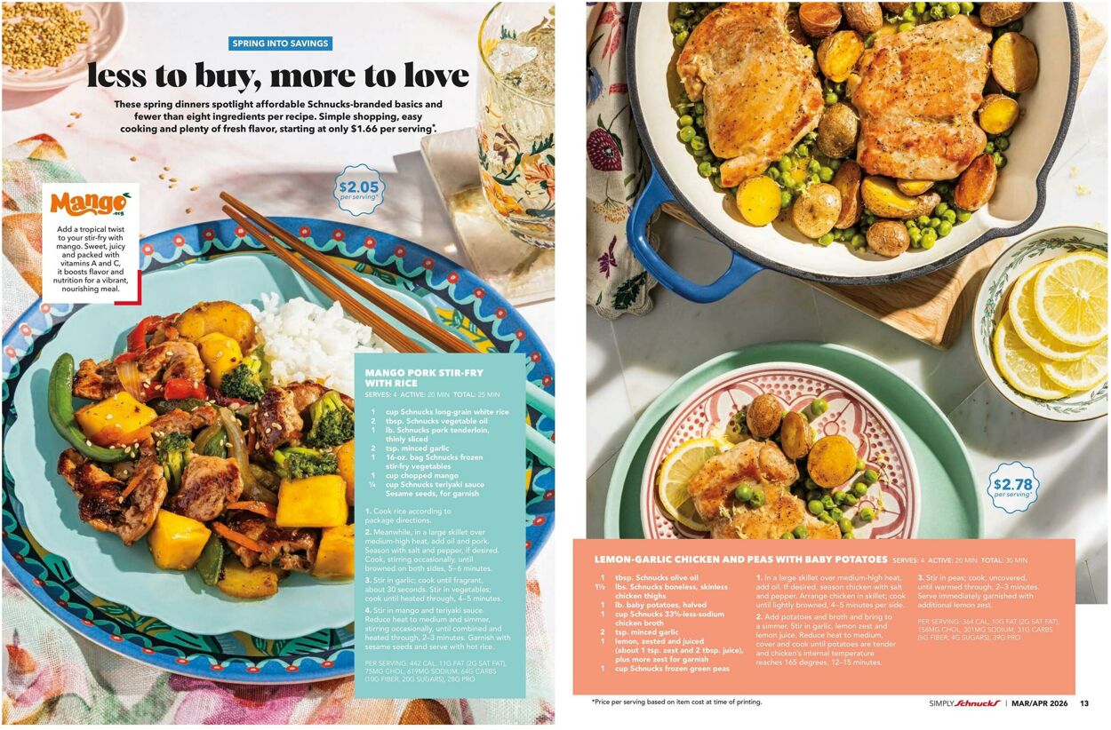 Weekly ad Schnucks 03/01/2026 - 04/30/2026