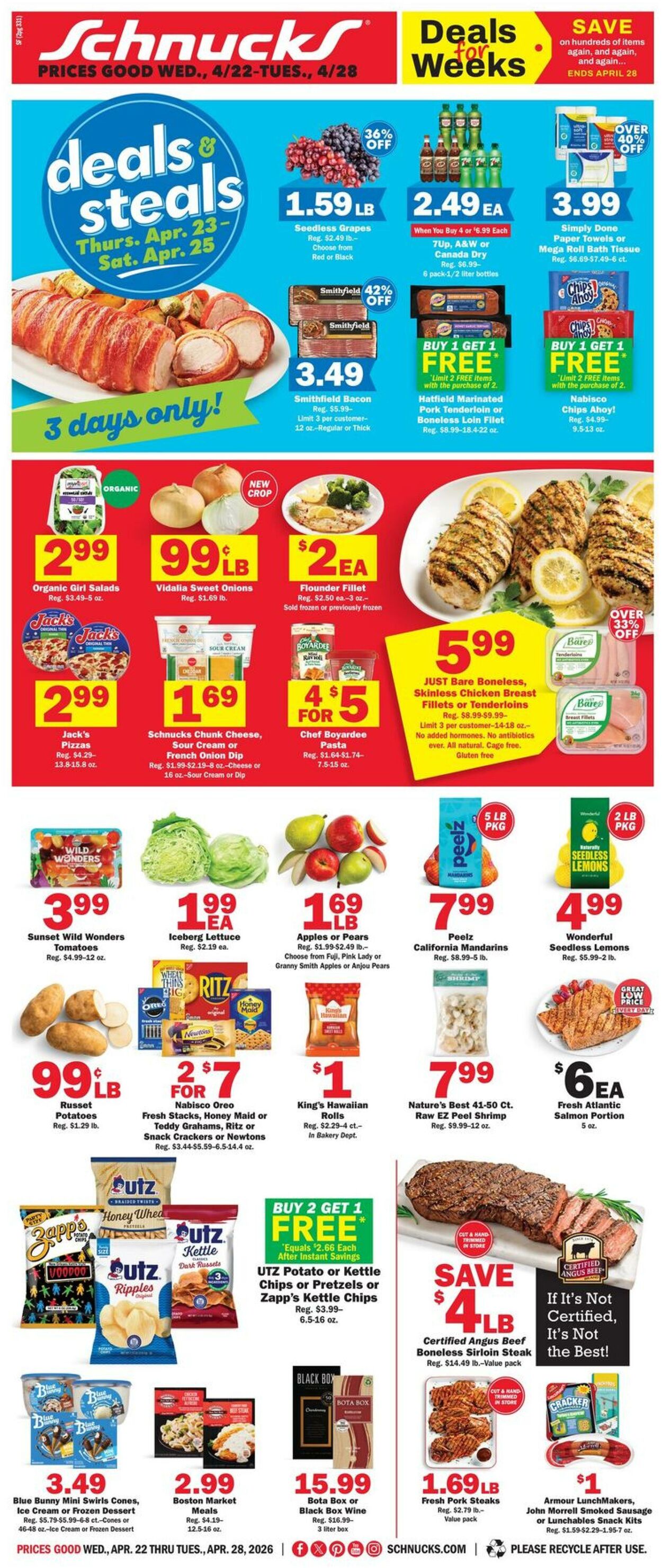 Weekly ad Schnucks 04/22/2026 - 04/28/2026