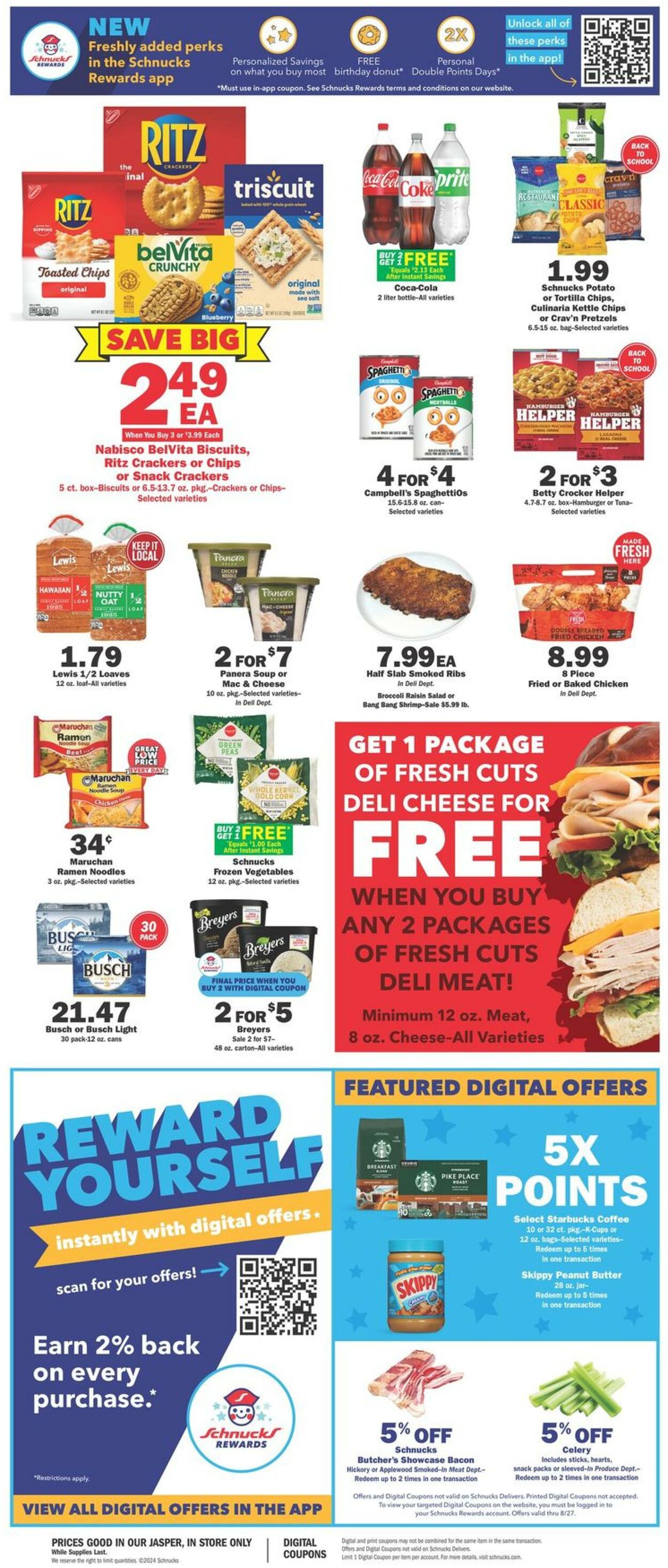 Weekly ad Schnucks 08/21/2024 - 08/27/2024