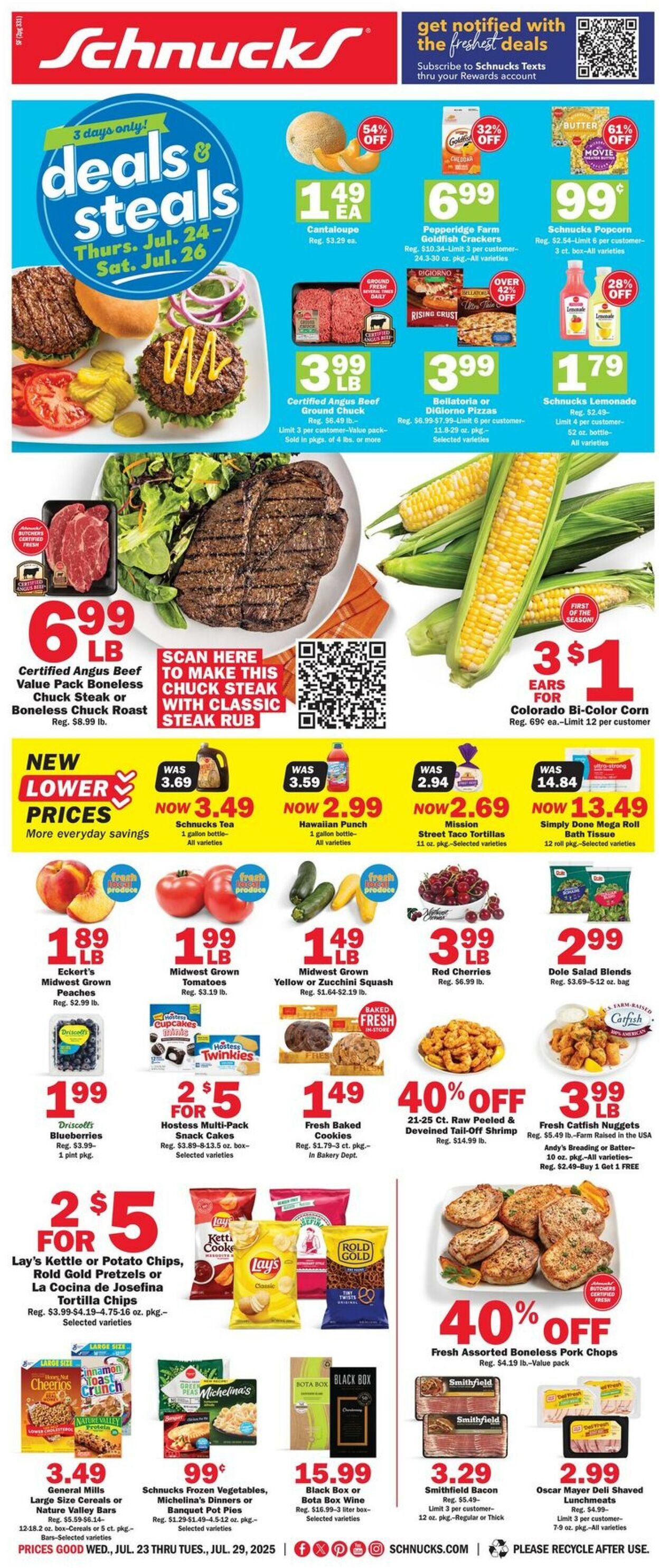 Weekly ad Schnucks 07/23/2025 - 07/29/2025