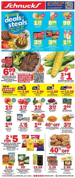 Weekly ad Schnucks 07/23/2025 - 07/29/2025
