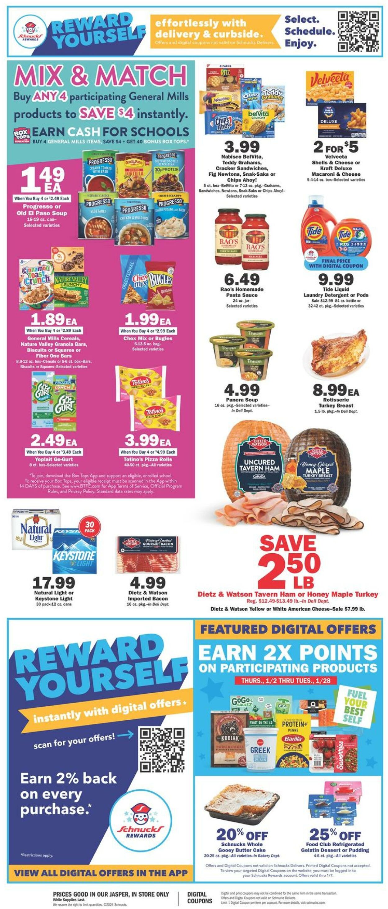 Weekly ad Schnucks 01/02/2025 - 01/07/2025