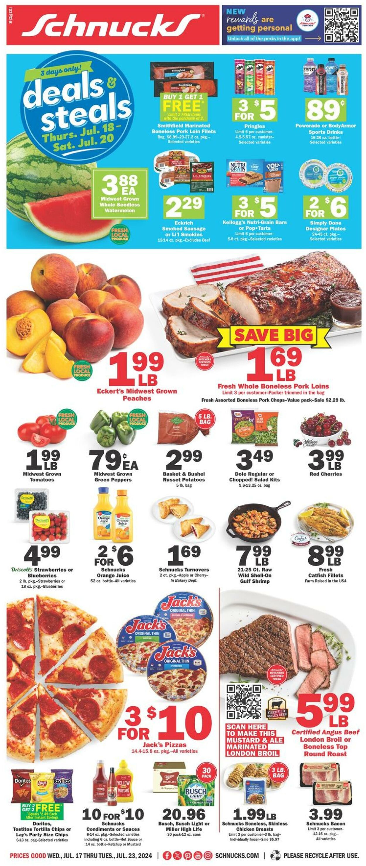 Weekly ad Schnucks 07/17/2024 - 07/23/2024