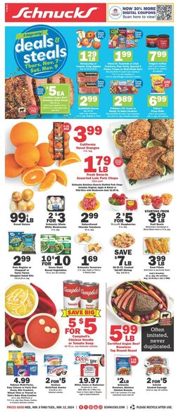 Weekly ad Schnucks 11/06/2024 - 11/12/2024