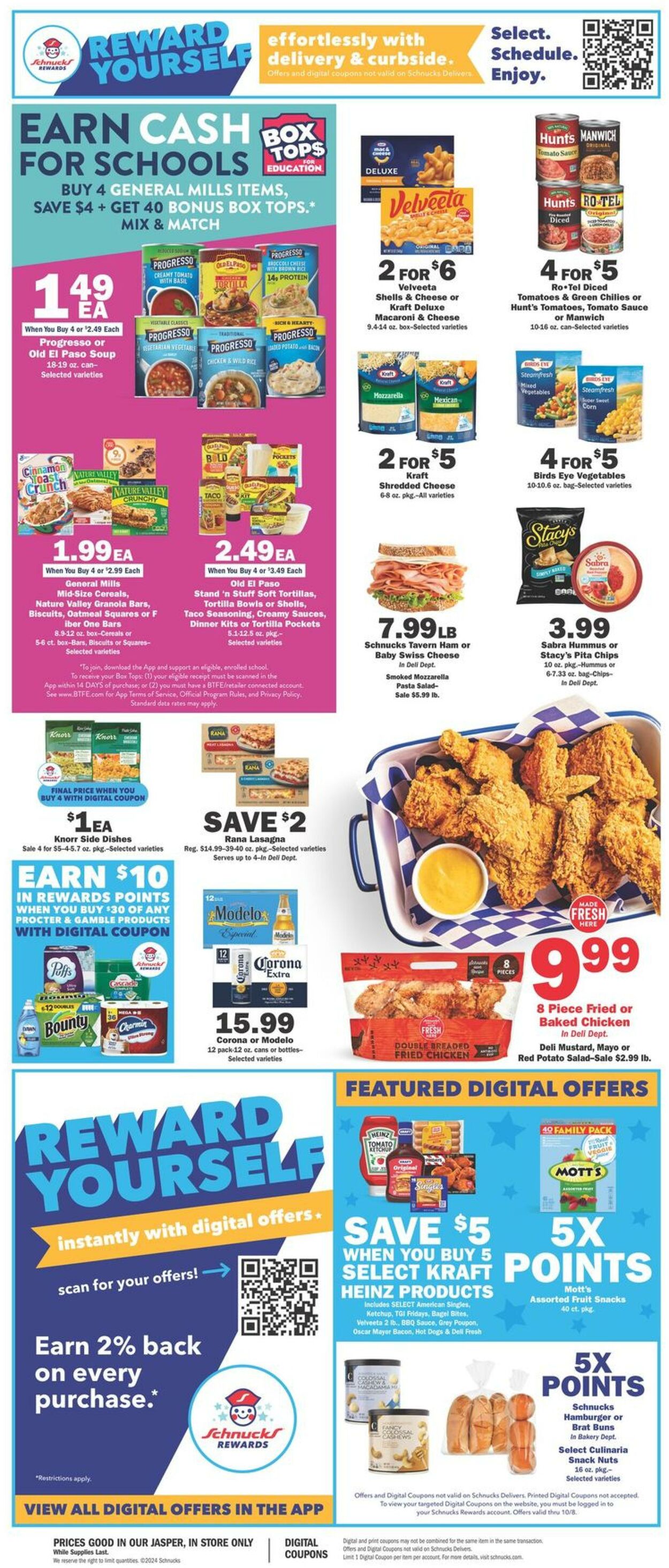 Weekly ad Schnucks 10/02/2024 - 10/08/2024