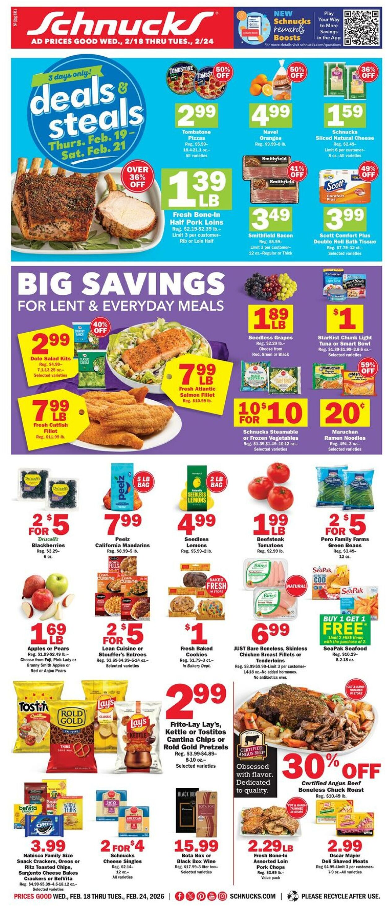 Weekly ad Schnucks 02/18/2026 - 02/24/2026
