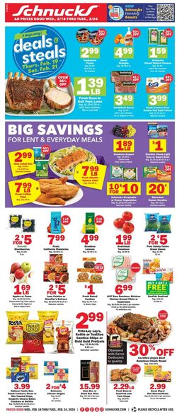 Weekly ad Schnucks 02/18/2026 - 02/24/2026