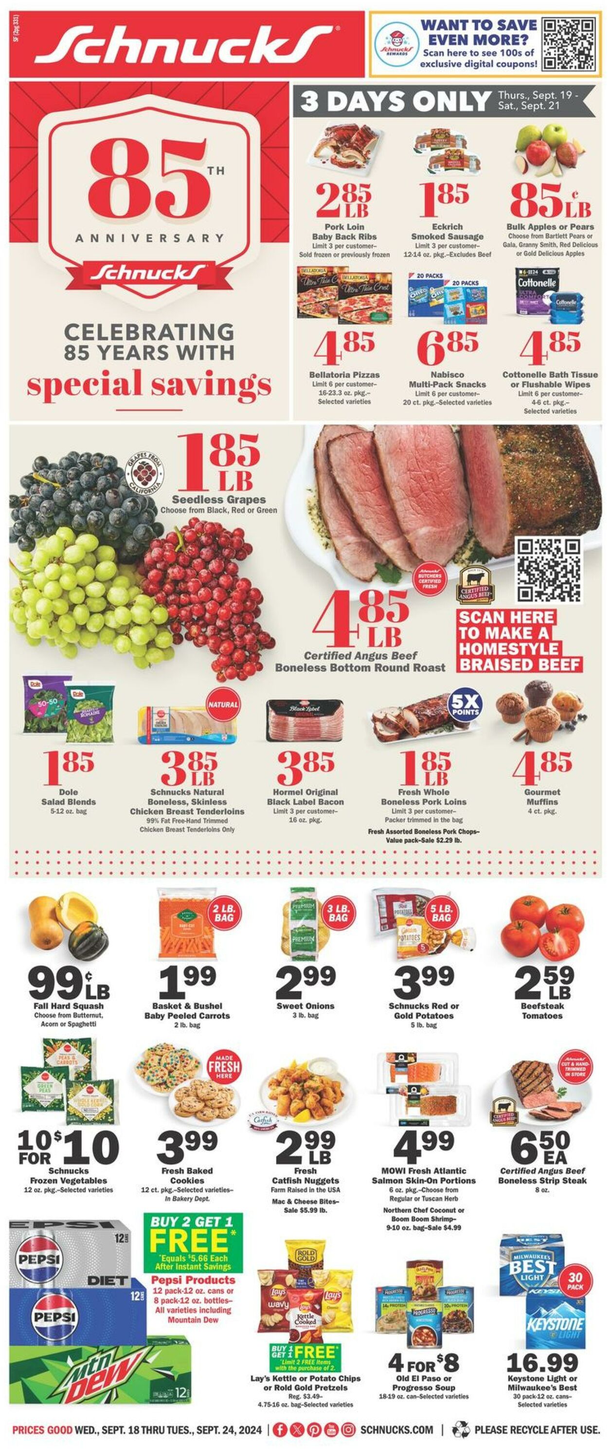 Weekly ad Schnucks 09/18/2024 - 09/24/2024