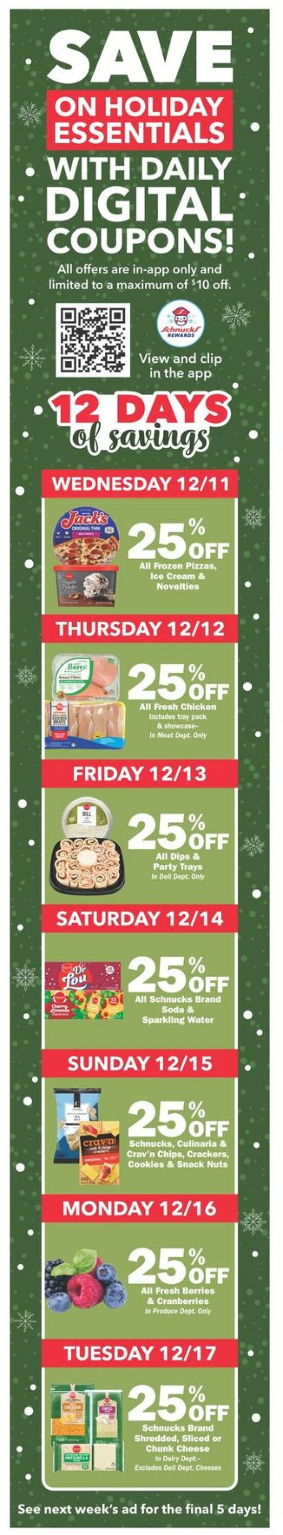 Weekly ad Schnucks 12/11/2024 - 12/17/2024