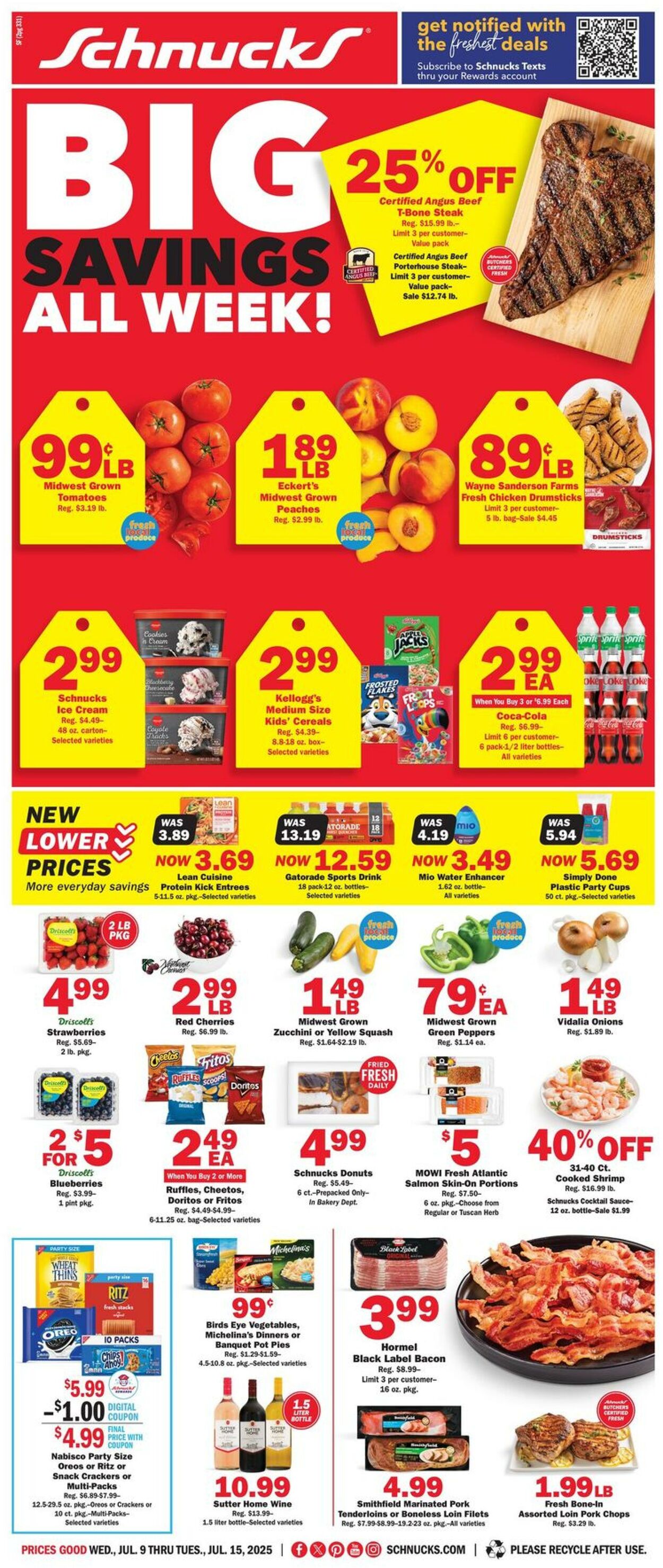 Weekly ad Schnucks 07/09/2025 - 07/15/2025