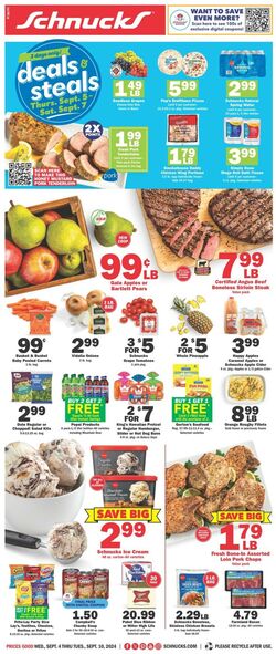 Weekly ad Schnucks 09/04/2024 - 09/10/2024