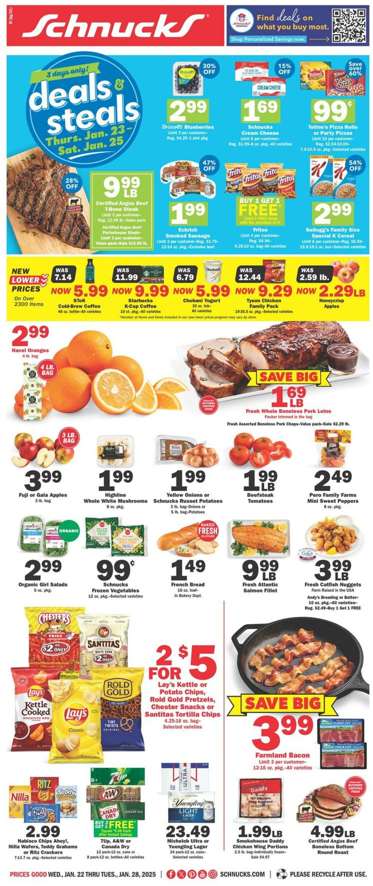 Weekly ad Schnucks 01/22/2025 - 01/28/2025