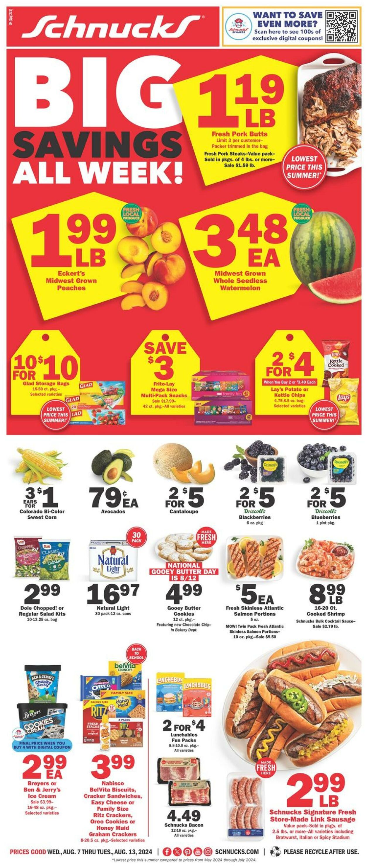 Weekly ad Schnucks 08/07/2024 - 08/13/2024