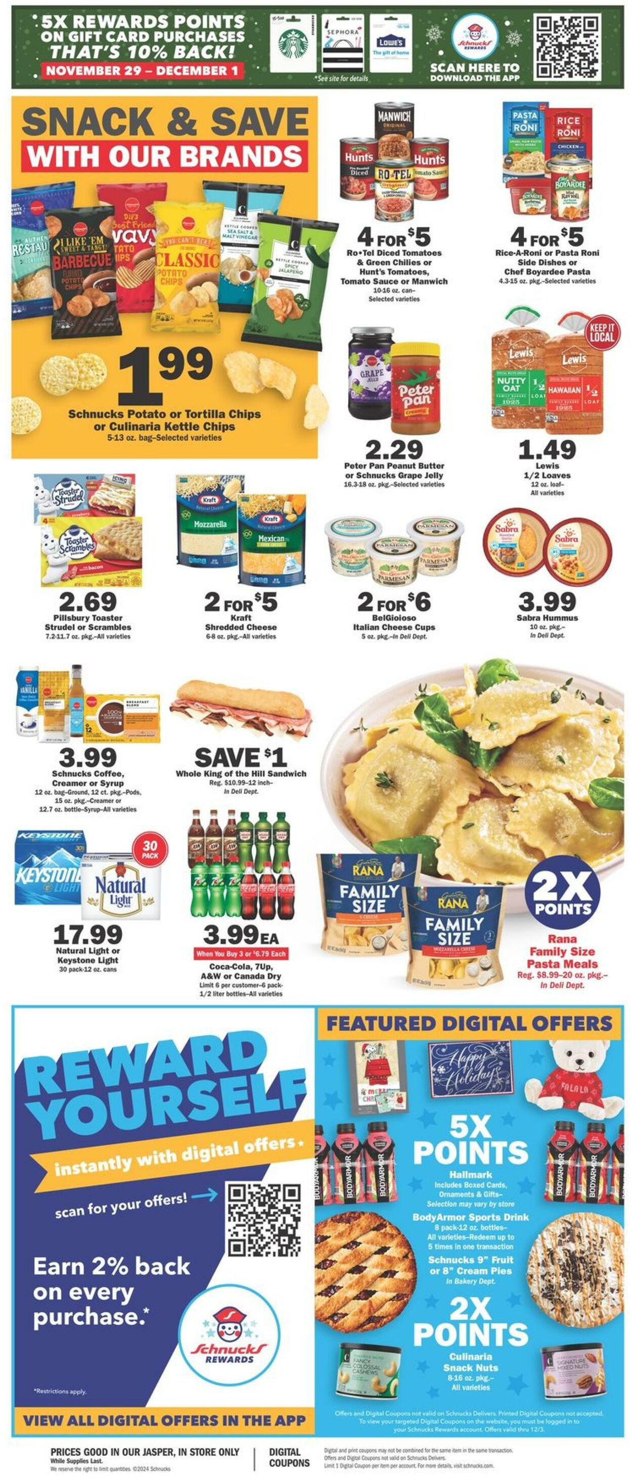 Weekly ad Schnucks 11/29/2024 - 12/03/2024