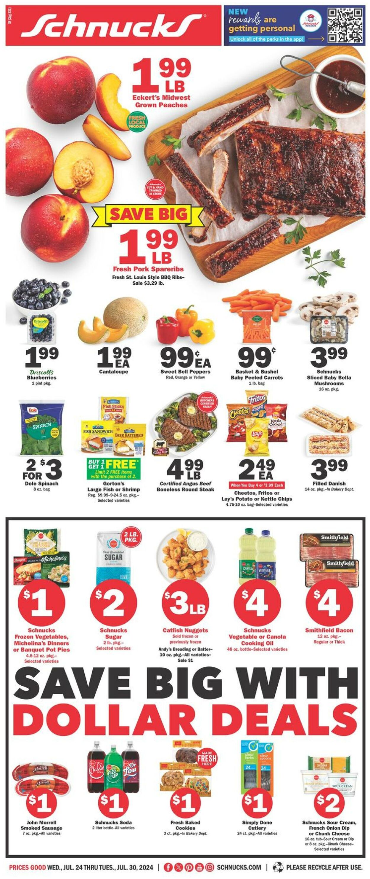 Weekly ad Schnucks 07/24/2024 - 07/30/2024