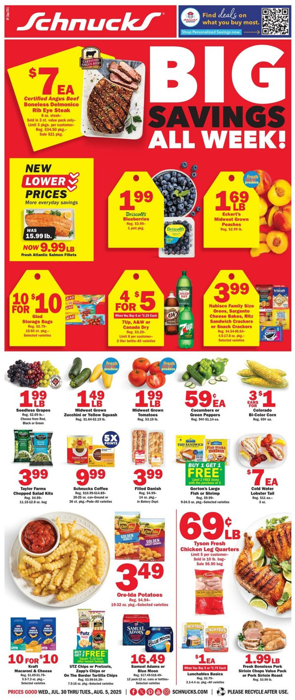 Weekly ad Schnucks 07/30/2025 - 08/05/2025