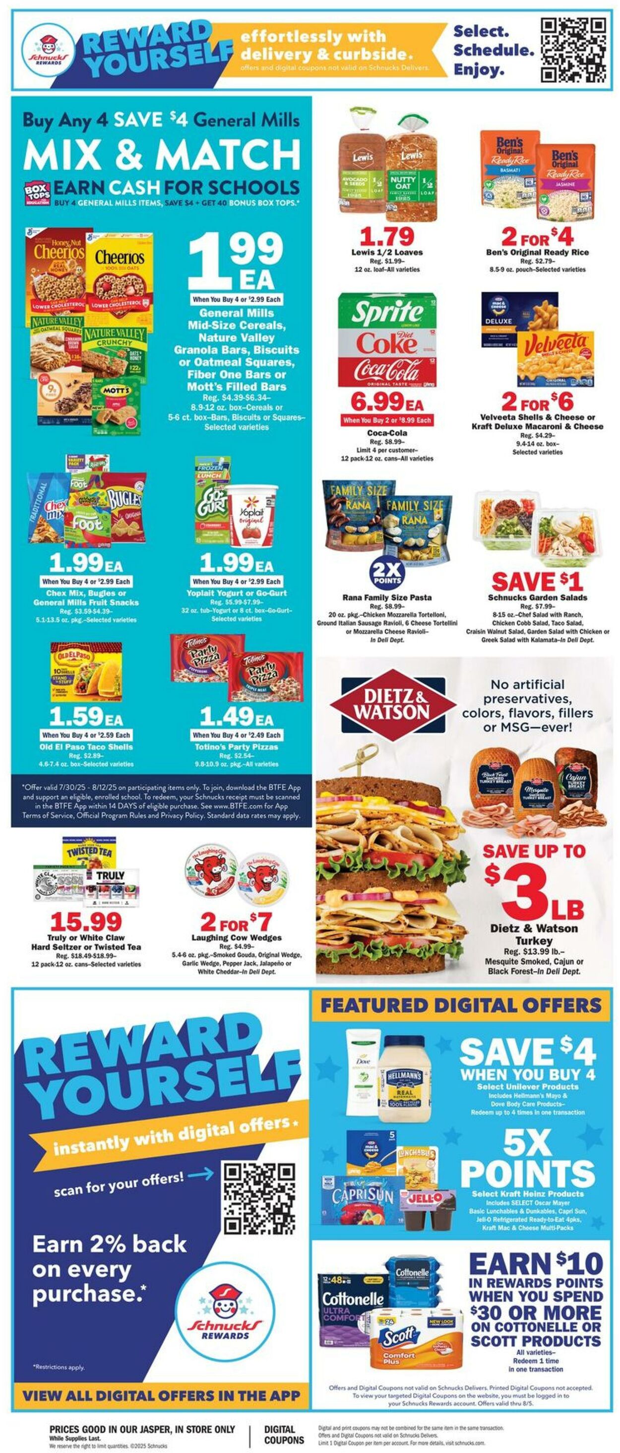 Weekly ad Schnucks 07/30/2025 - 08/05/2025