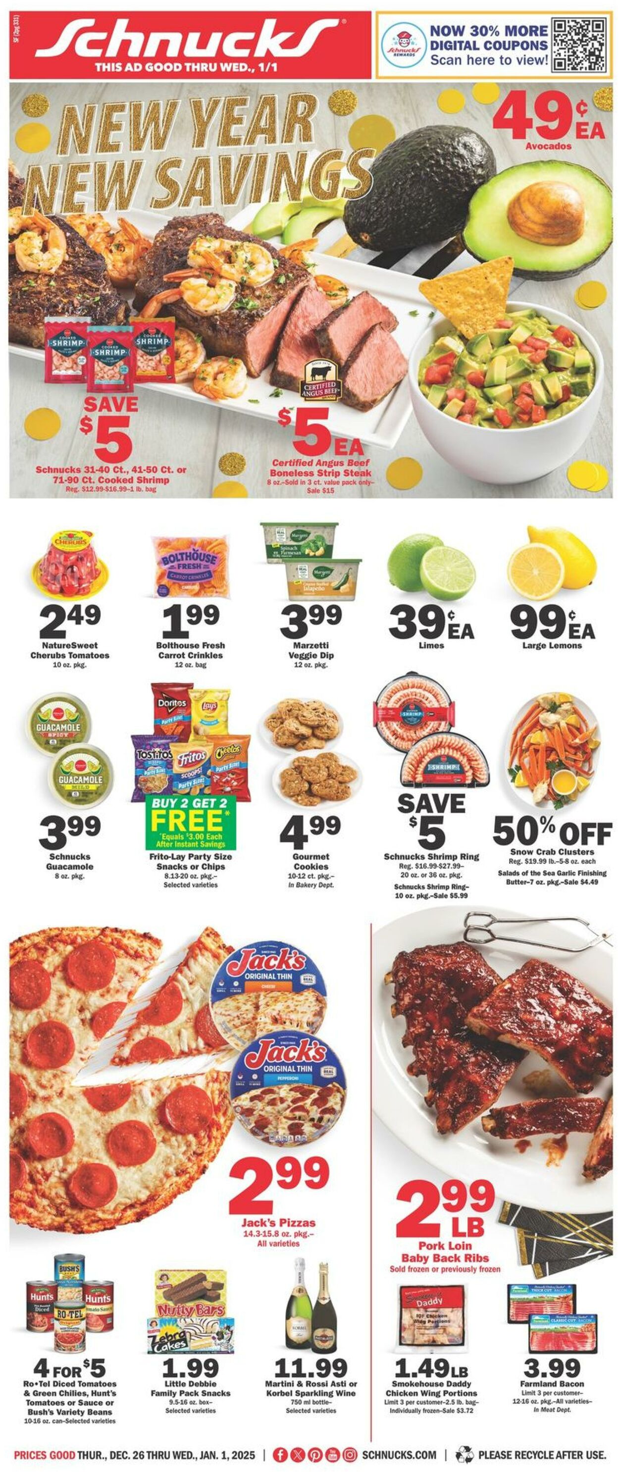 Weekly ad Schnucks 12/26/2024 - 01/01/2025