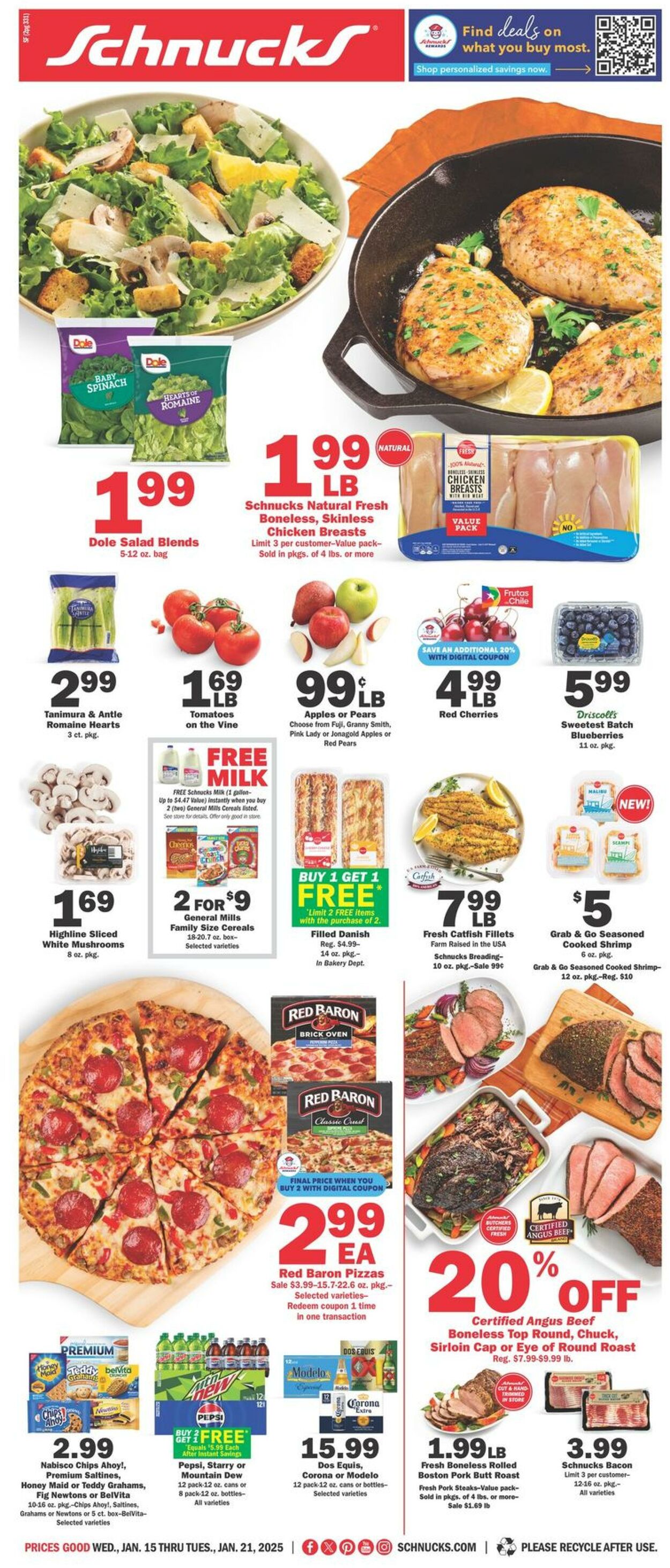 Weekly ad Schnucks 01/15/2025 - 01/21/2025