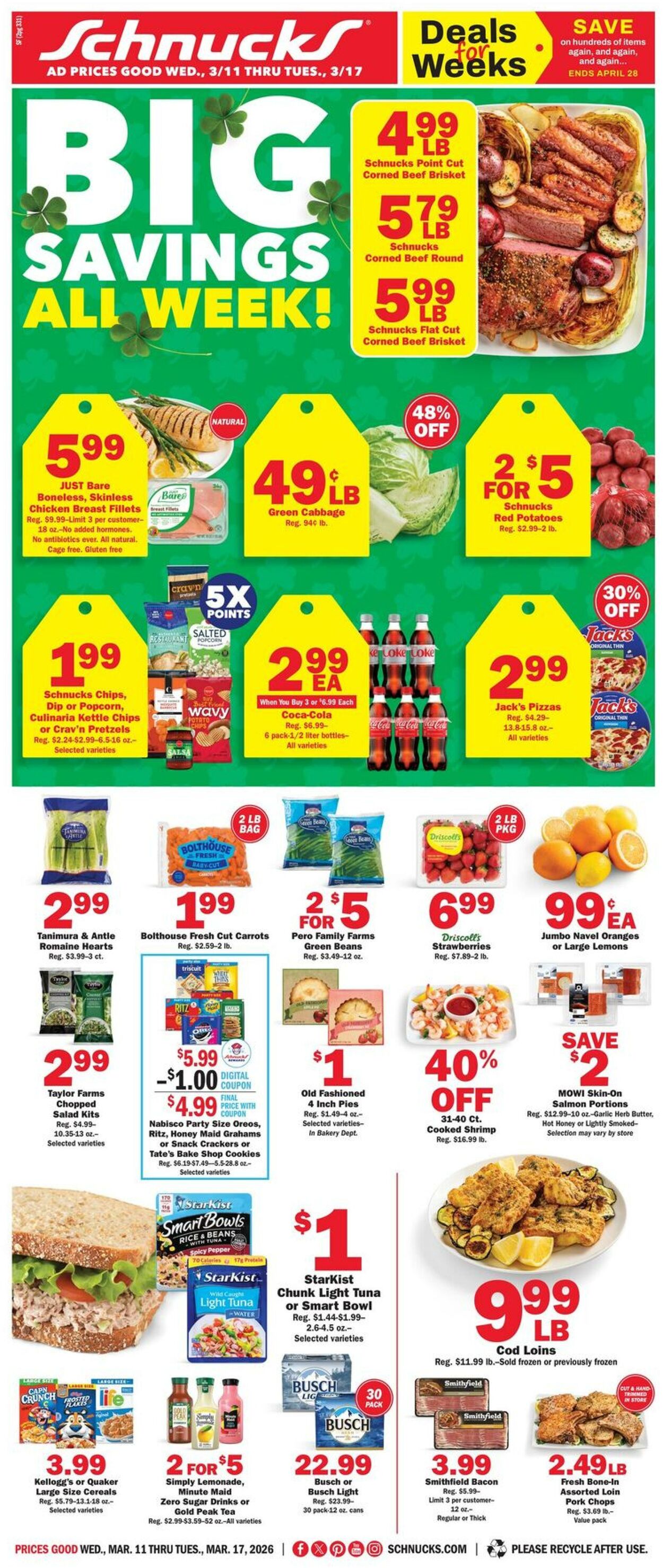 Weekly ad Schnucks 03/11/2026 - 03/17/2026