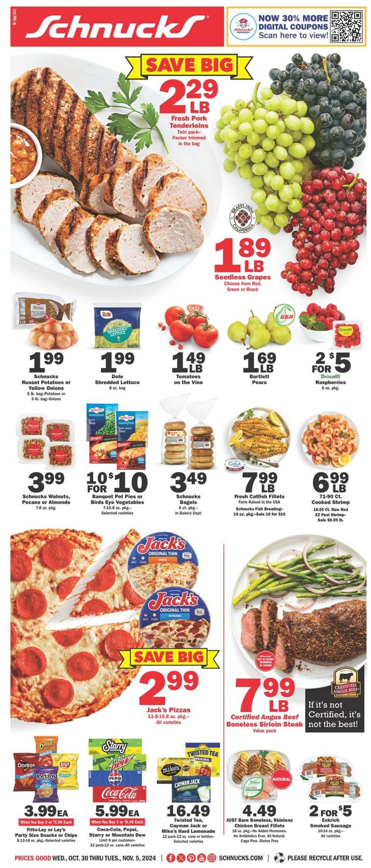 Weekly ad Schnucks 10/30/2024 - 11/05/2024