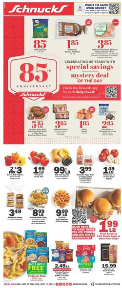 Weekly ad Schnucks 09/04/2024 - 09/10/2024