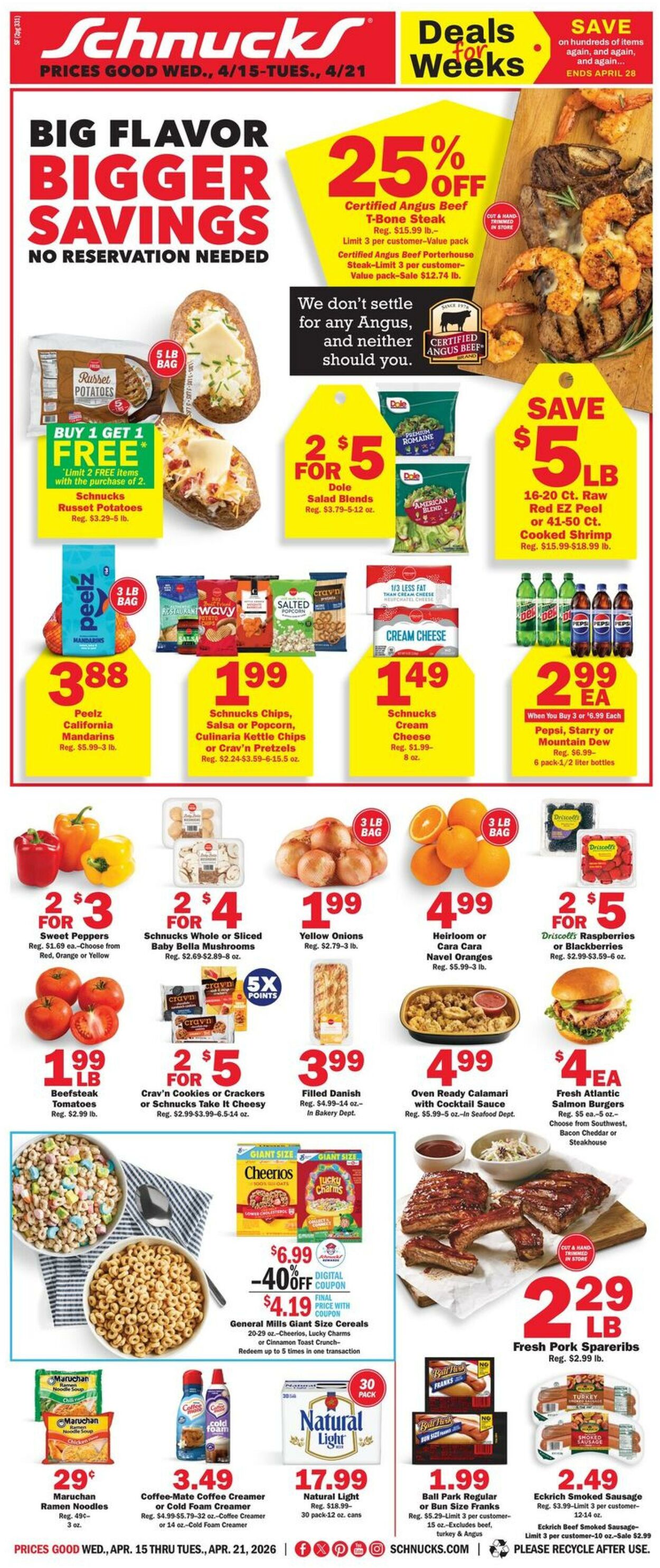 Weekly ad Schnucks 04/15/2026 - 04/21/2026