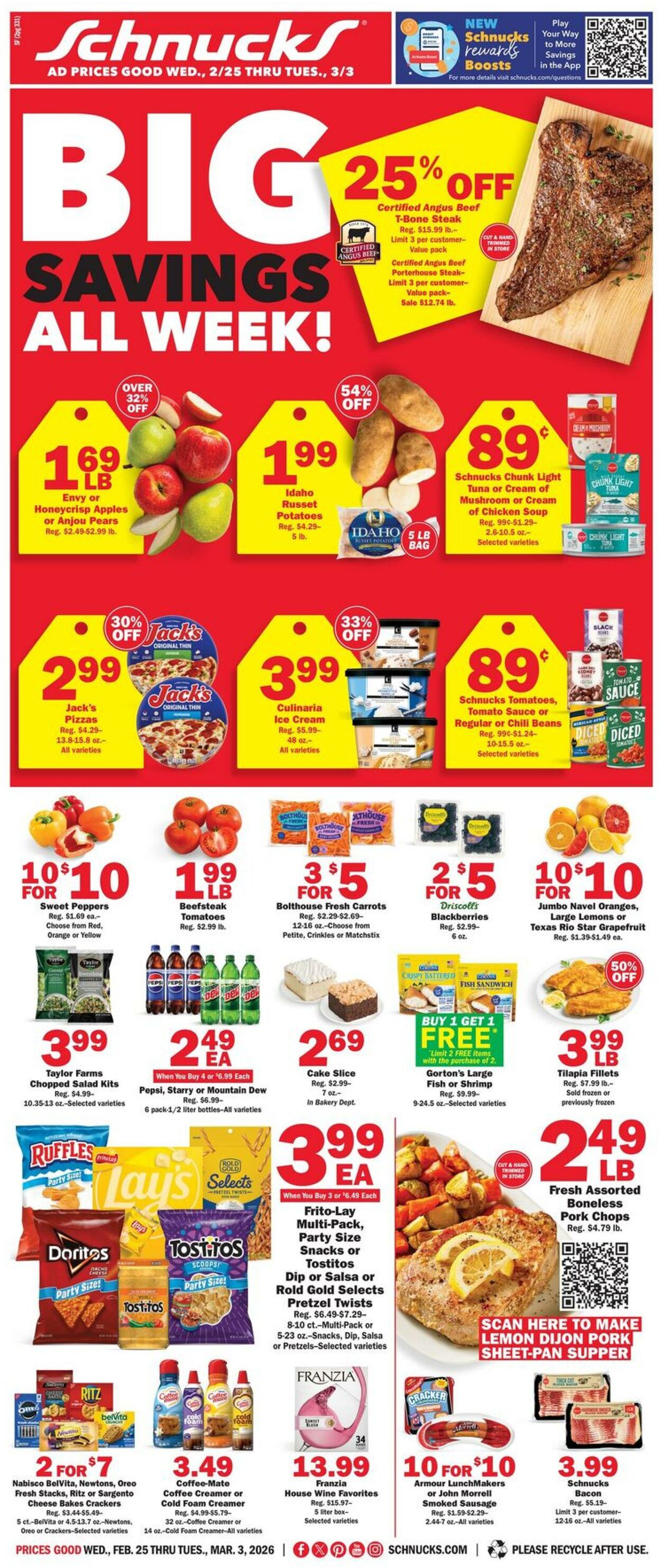Weekly ad Schnucks 02/25/2026 - 03/03/2026