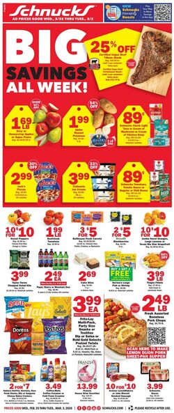 Weekly ad Schnucks 02/25/2026 - 03/03/2026