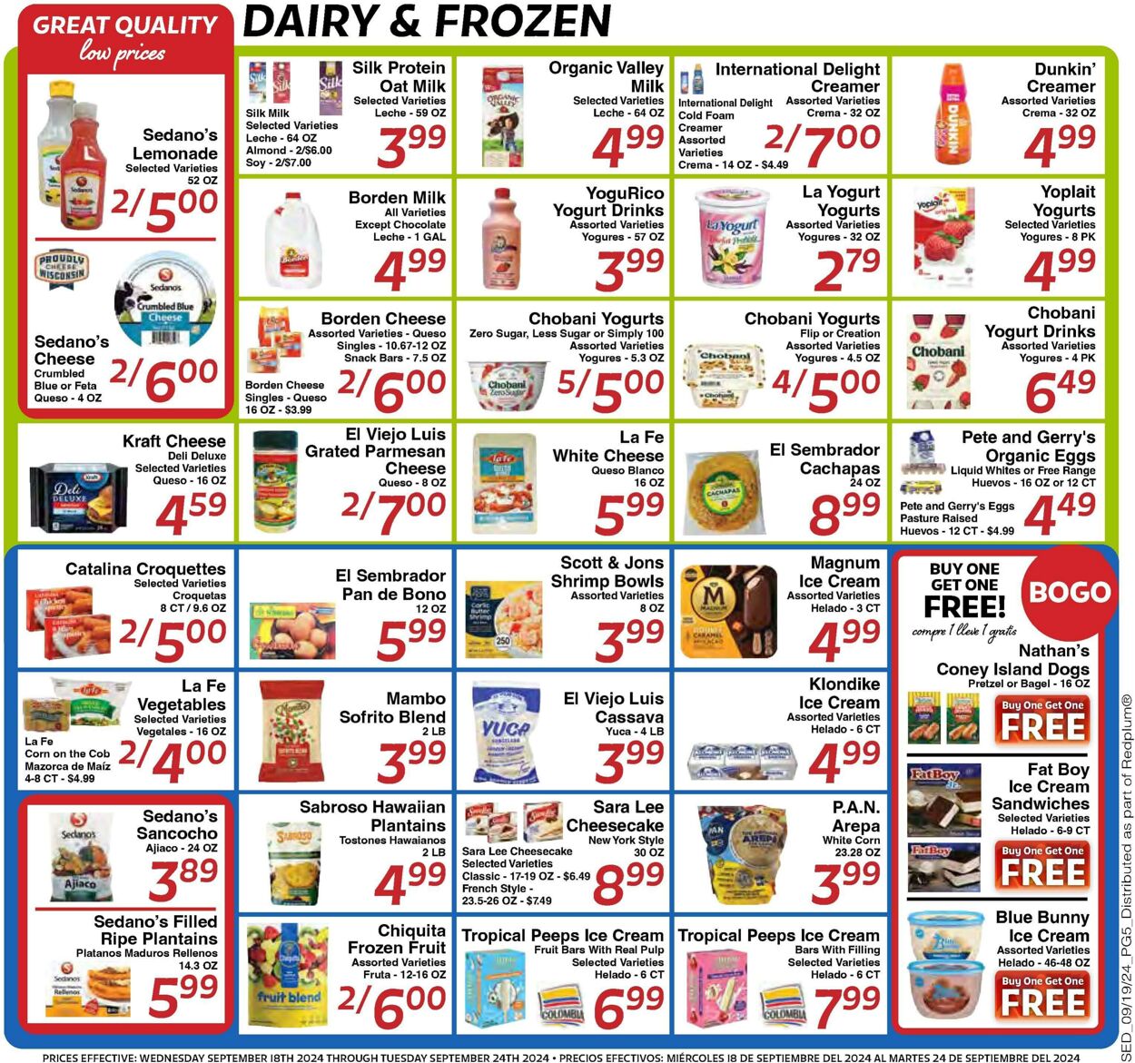 Weekly ad Sedano's 09/18/2024 - 09/24/2024