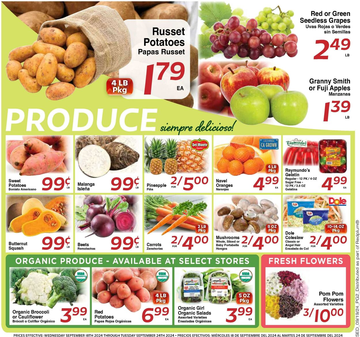 Weekly ad Sedano's 09/18/2024 - 09/24/2024