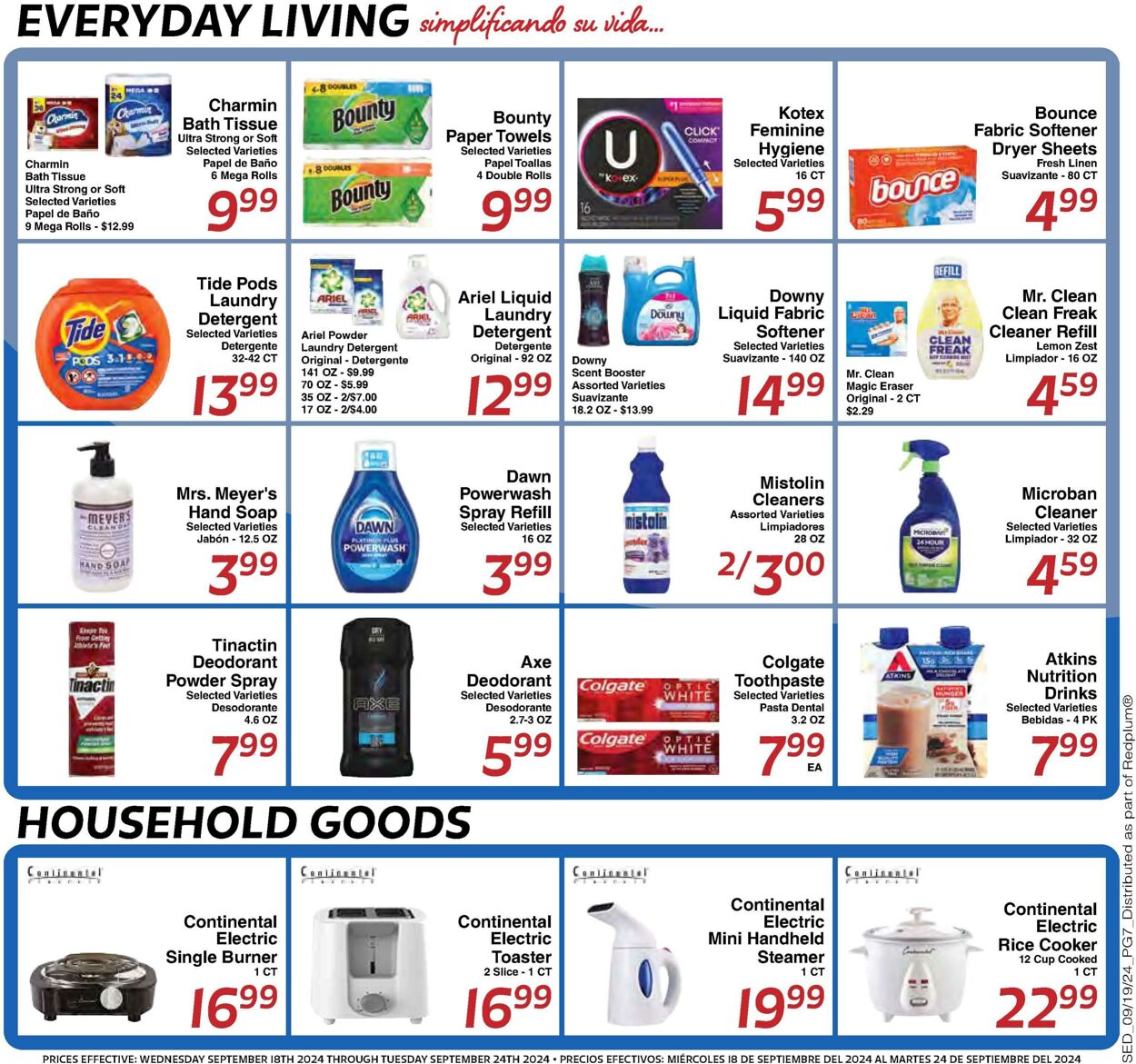 Weekly ad Sedano's 09/18/2024 - 09/24/2024