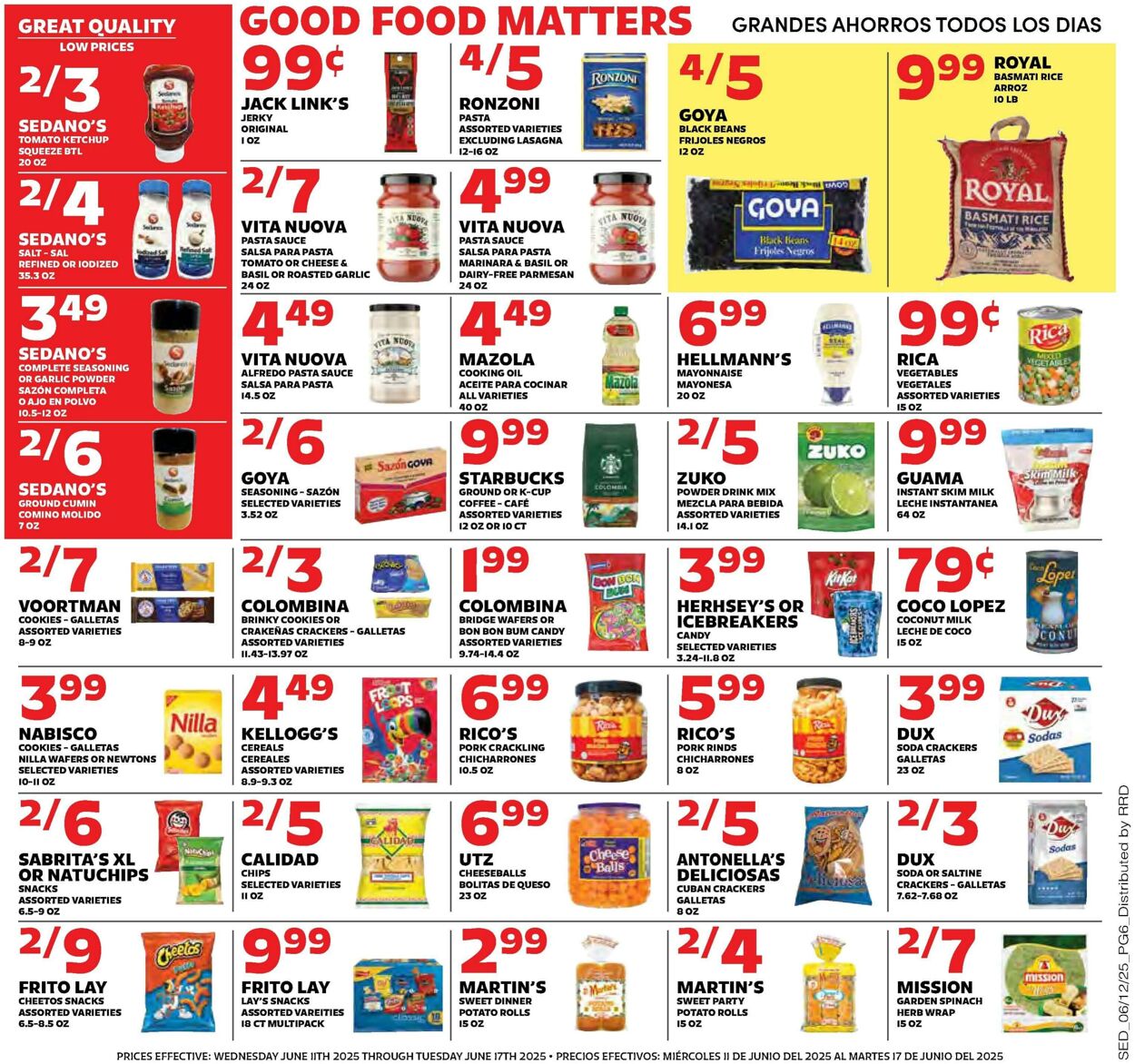 Weekly ad Sedano's 06/11/2025 - 06/17/2025